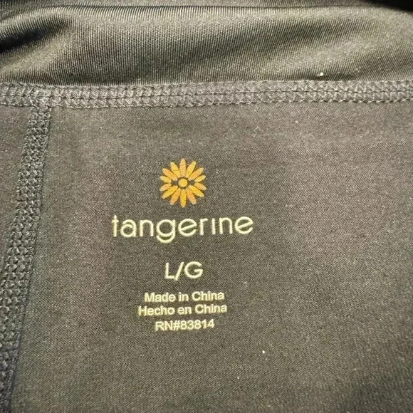 Tangerine athletic skort black with built in shorts. Back waist zip size Large - Picture 6 of 8